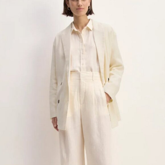 NWT Everlane The Linen Double Breasted Blazer Women's Size 2 - Picture 9 of 16